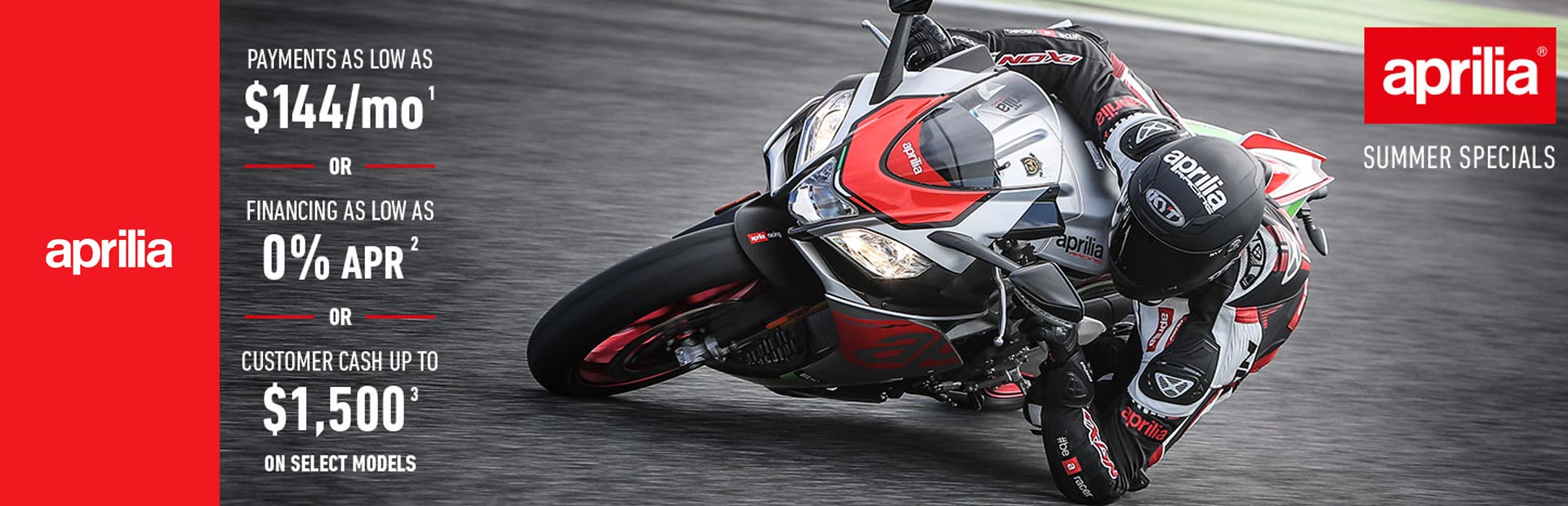 Aprilia: Summer Specials